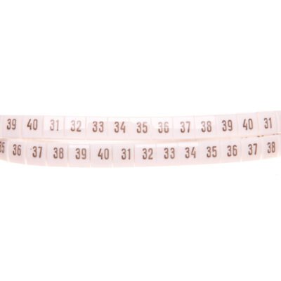 Oznacznik DK2/Z6 /31-40/ biały 89204006 /100szt./