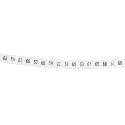 Oznacznik DK2/Z6 /61-70/ biały 89207006 /100szt./