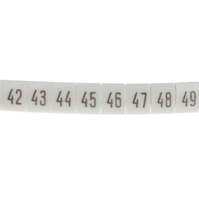 Oznacznik biały DK2/Z5 /41-50/ 89297006 (100szt.)