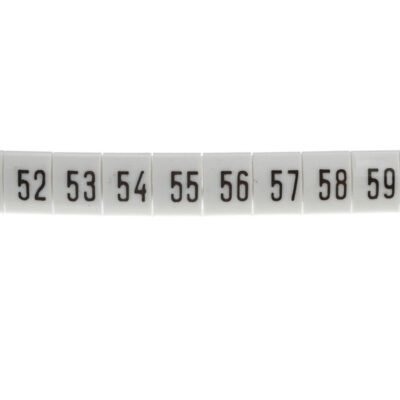 Oznacznik biały DK2/Z5 /51-60/ 89298006 (100szt.)
