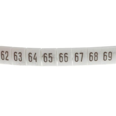 Oznacznik biały DK2/Z5 /61-70/ 89299006 (100szt.)