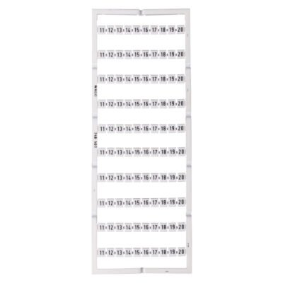 Oznaczniki Mini-WSB 10x 11-20 biały 248-503 /5szt./