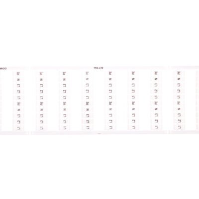 Oznaczniki WMB 10x L1 L2 L3 N PE 793-472 /5szt./