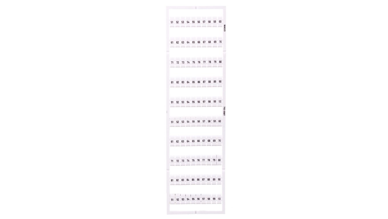 Oznaczniki WMB 2x 51-100 793-5507 /5szt./