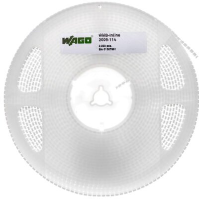 Oznaczniki WMB Inline szerokość 4 mm białe 2000 szt./rolka 2009-114