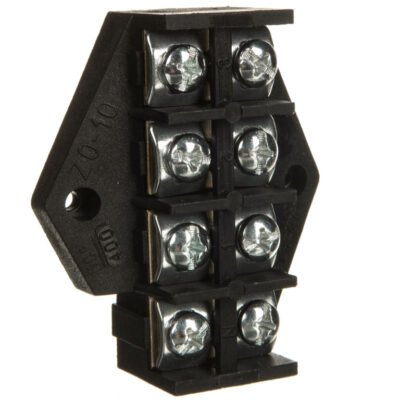 Płytka odgałęźna /10mm2/ 4-tory czarna ZPT4-10.0 83005007