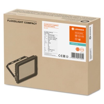 Projektor LED FLOOD COMPACT V 50W 5000lm 4000K IP65 SYM 100 czarny 3 LATA GWARANCJI 4058075574892