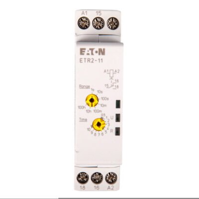 Przekaźnik czasowy 1P 3A 0,05sek-100h 24–240V AC, 24–48V DC opoźnione załączenie ETR2-11 262684