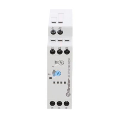 Przekaźnik czasowy 2P 8A 24-240V AC/DC 0,05s-180s jednofunkcyjny BI 250V 83.62.0.240.0000
