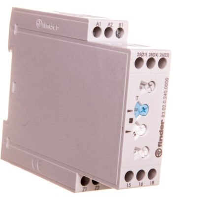 Przekaźnik czasowy wielofunkcyjny 2 P 12A 24…240V AC/DC AI, DI, GI, SW, BE, CE, DE, WD, 83.02.0.240.0000