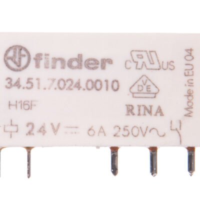 Przekaźnik miniaturowy 1P 6A 24V DC AgNi 34.51.7.024.0010