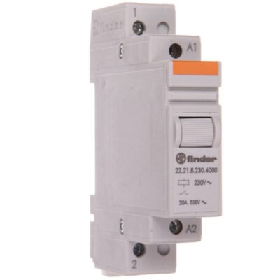 Przekaźnik modułowy mocy 1Z 20A 230V AC, styk AgSnO2 22.21.8.230.4000