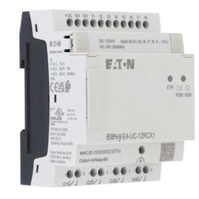 Przekaźnik programowalny easyE4 12-24VDC 24VAC 8DI(4AI) 4DO-R EASY-E4-UC-12RCX1 197212