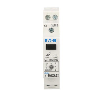 Przełącznik modułowy 2-pozycyjny 2Z 16A z lampką sygnalizacyjną 230V AC/DC Z-SWL230/SS 276306