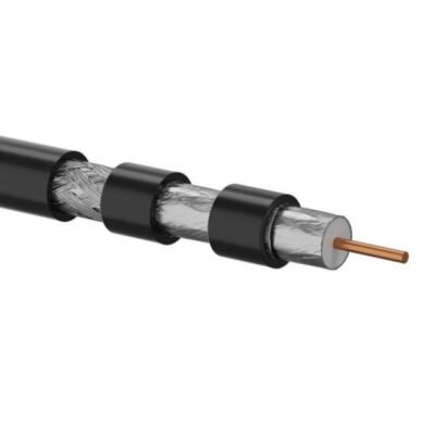 Przewód koncentryczny zewnętrzny żelowany trishield RG6 75 Om, 1.02/4.55/6.86 PE Fca 500m RGTec KRT102A0PE500