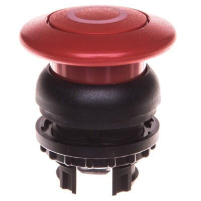 Przycisk grzybkowy czerwony 22mm z samopowrotem z opisem M22S-DP-R-XO 216721