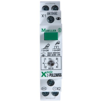 Przycisk modułowy 16A 2Z z lampką sygnalizacyjną Z-PUL230/SS 276297