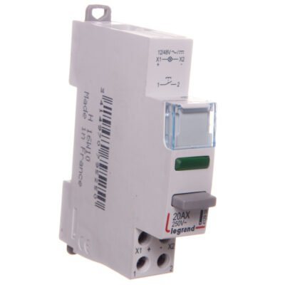 Przycisk modułowy 20A 1Z z lampką LED 12/48V zieloną LP461 412918