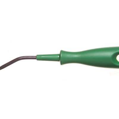 Przyrząd montażowy z izolowanym trzpieniem klinga (2,5x 0,4mm) konstrukcja kątowa 210-648
