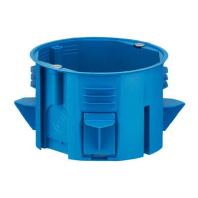 Puszka 60mm do dociepleń i systemów docieplających samogasnąca bezhalogenowa niebieska PST60 32273003