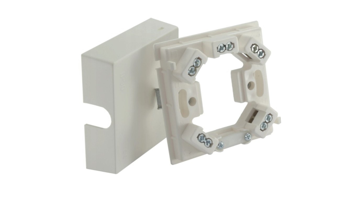 Puszka do podłączeń AGD do kuchenek 80x80x25mm 5 zacisków 6mm2 bezhalogenowa biała HAD01 35350206