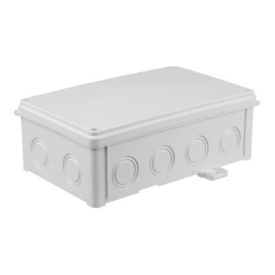 Puszka naścienna hermetyczna pusta 118x188x68mm IP67 samogasnąca bezhalogenowa odporna na UV biała N110x180S 35270206