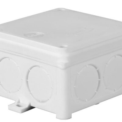 Puszka naścienna hermetyczna pusta 88x88x55mm IP67 samogasnąca bezhalogenowa odporna na UV biała N80x80S 35133206