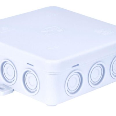Puszka n/t hermetyczna z dławicą zintegrowaną 100x100x39mm IP54 biała N7 83007006