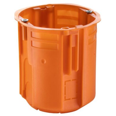 Puszka podtynkowa 60 mm supergłęboka-80 mm łączona bezhalogenowa pomarańczowa ZV60GFw 33335008