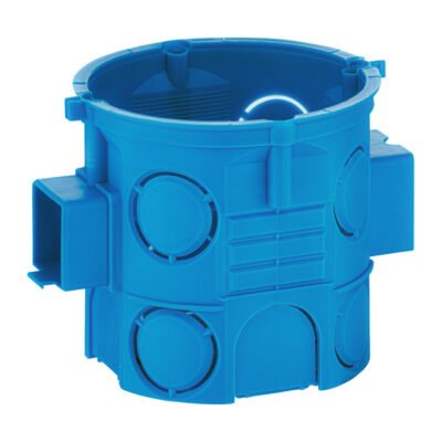 Puszka podtynkowa 60mm głęboka szeregowa samogasnąca bezhalogenowa niebieska S60D 34057203