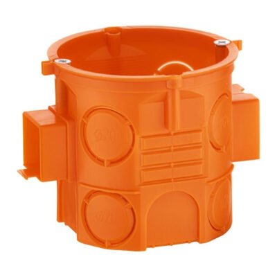 Puszka podtynkowa 60mm głęboka z wkrętami szeregowa bezhalogenowa pomarańczowa S60DFw 33069008 /110szt./