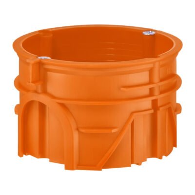Puszka podtynkowa 60mm płytka z wkrętami łączona bezhalogenowa pomarańczowa ZZ60KFw 33263008 /80szt./