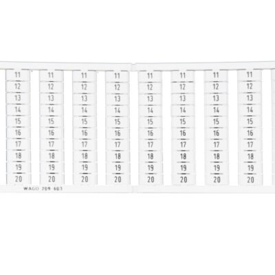 Ramka z oznacznikami 10x 11-20 209-603 /5szt./