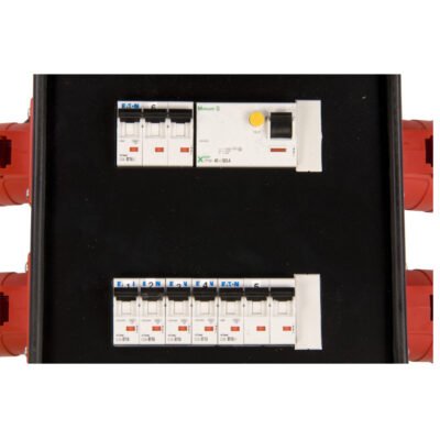 Rozdzielnica przenośna SŁUPSK 2x32A/5P 2x5P/2xB16 4xGS/4xB16 FI 9474590W