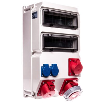 Rozdzielnica stacjonarna SUWAŁKI 63A/5P 32A/5P 2x16A 250V IP44 9027377W
