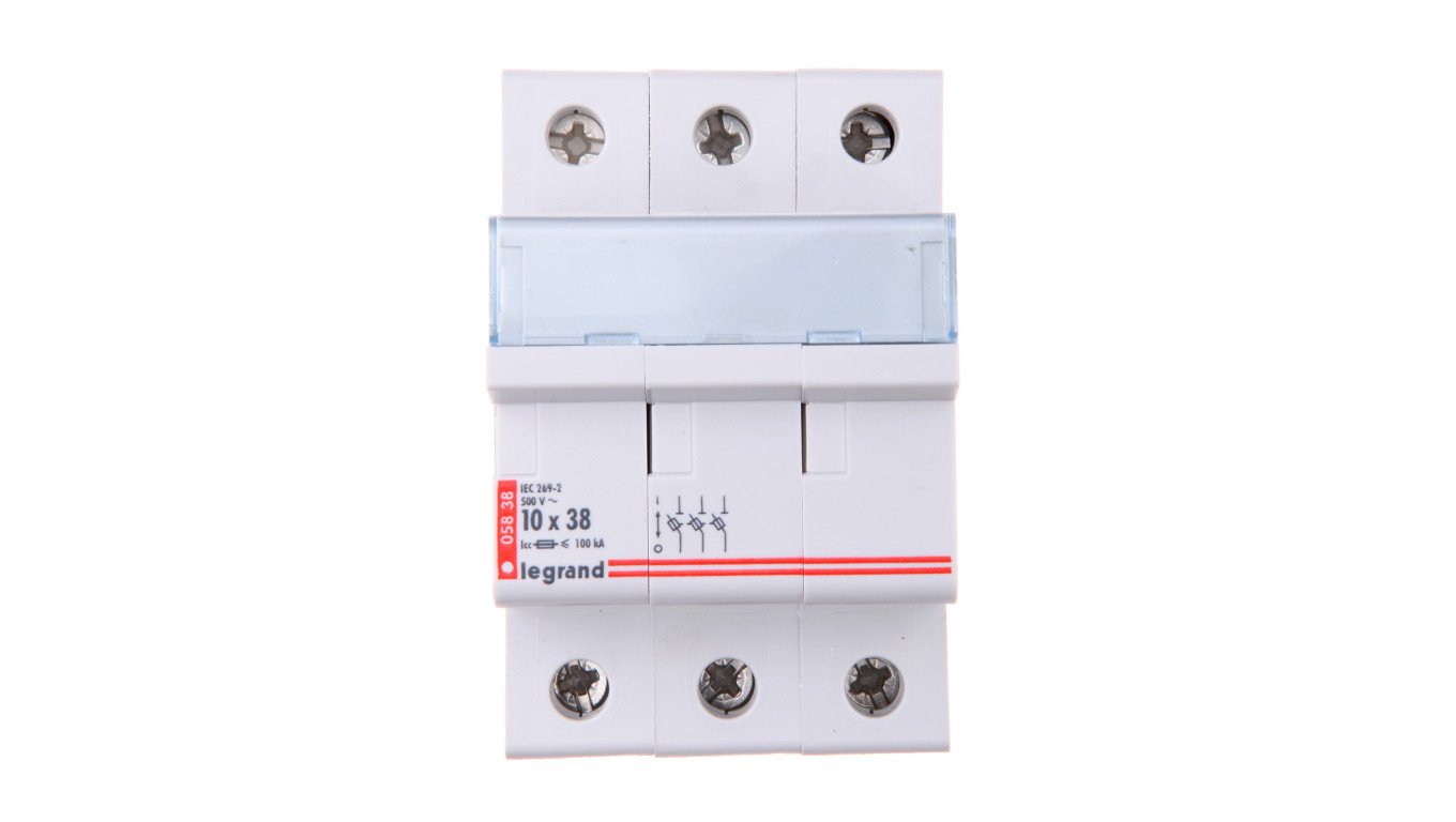 Rozłącznik bezpiecznikowy cylindryczny 3P 10x38mm RB338 005838
