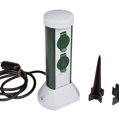 Słupek ogrodowy 2x2P+Z 16A IP44 /przewód OWY 3x1 2mb/ 077768200021