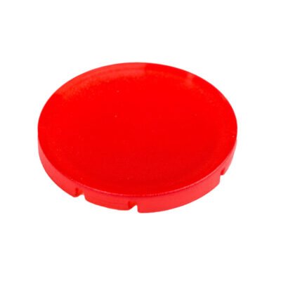 Soczewka przycisku 22mm płaska bez opisu M22-XDL-R czerwona 216442