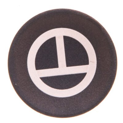 Soczewka przycisku 22mm płaska czarna z symbolem M22-XD-S-X11 218177