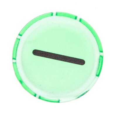 Soczewka przycisku 22mm płaska zielona z symbolem START I M22-XDL-G-X1 218295