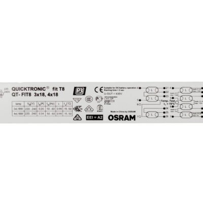 Statecznik elektroniczny QT-FIT8 3/4x18W QUICKTRONIC 4008321294302