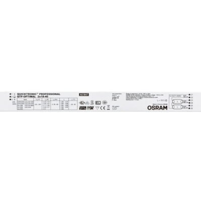 Statecznik elektroniczny QTP-OPTIMAL 2X18-40/220-240 4008321873767