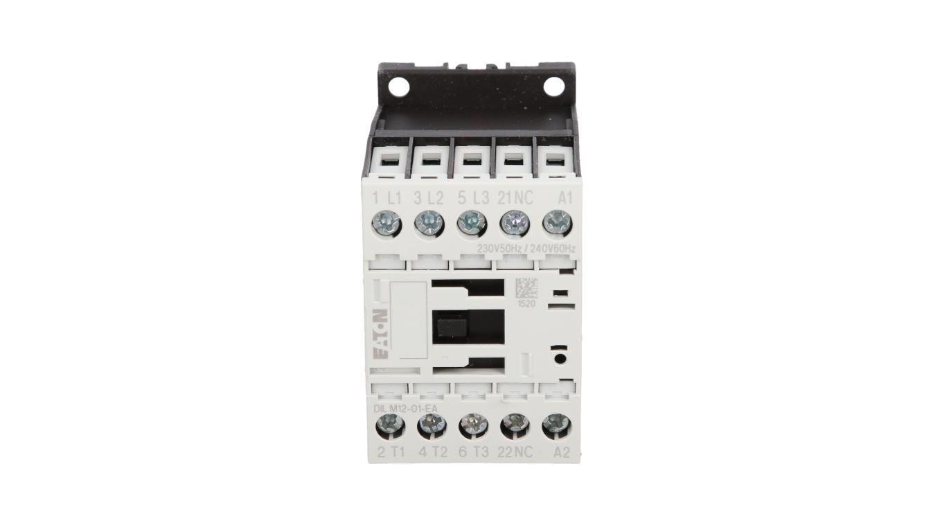 Stycznik mocy 12A 3P 230V AC 0Z 1R DILM12-01-EA(230V50HZ,240V60HZ) 190035