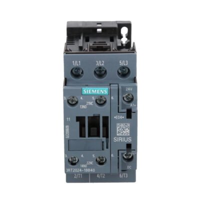 Stycznik mocy 12A 3P 24V DC 1Z 1R S0 3RT2024-1BB40