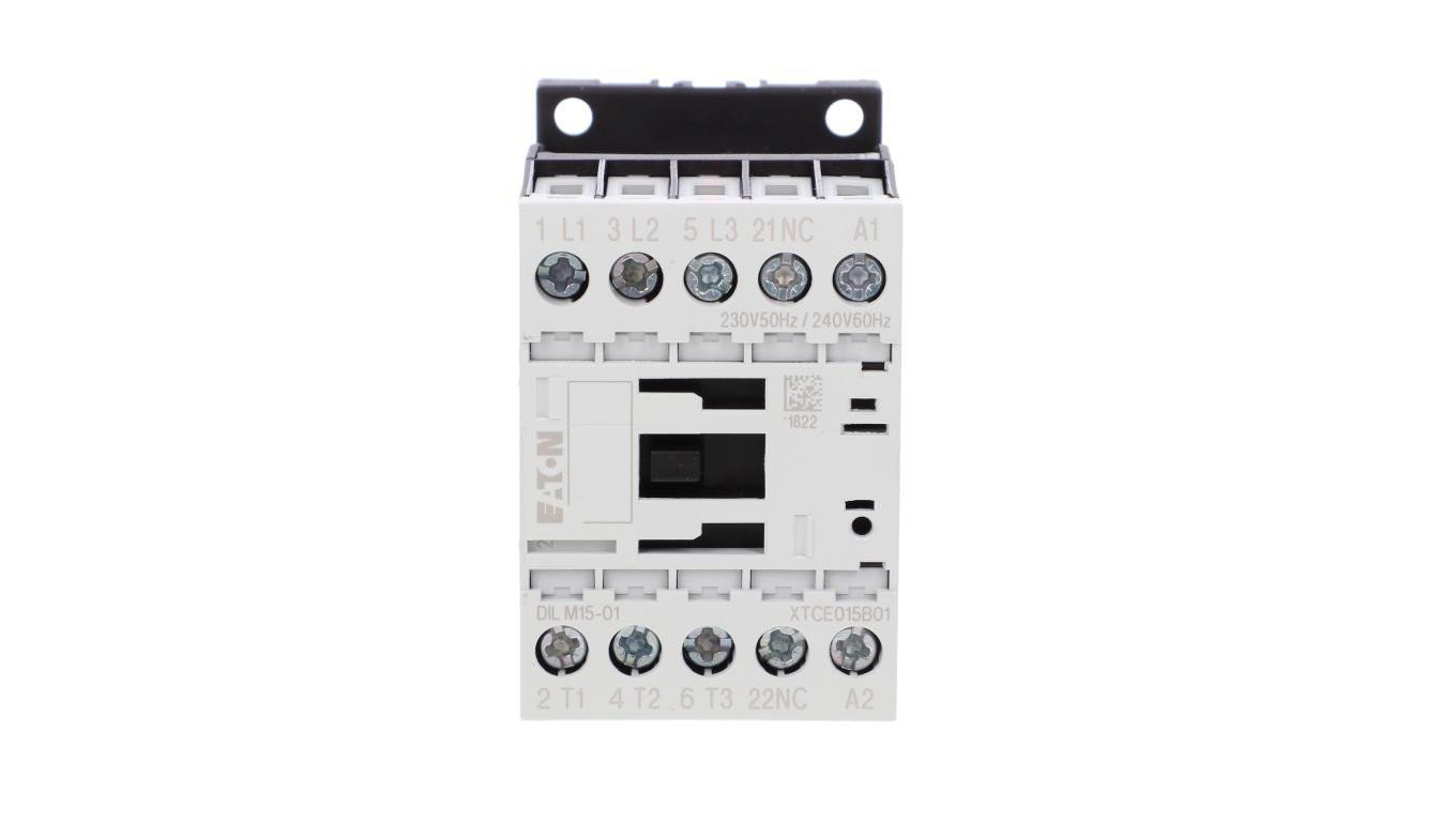 Stycznik mocy 15A 3P 230V AC 0Z 1R DILM15-01 (230V50HZ,240V60HZ) 290093