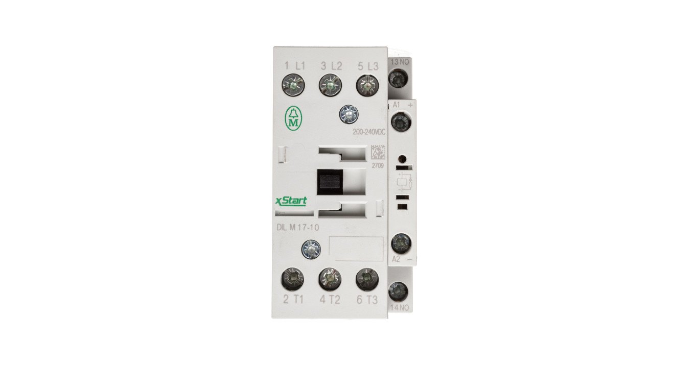 Stycznik mocy 17A 3P 220V DC 1Z 0R DILM17-10(RDC240) 277021