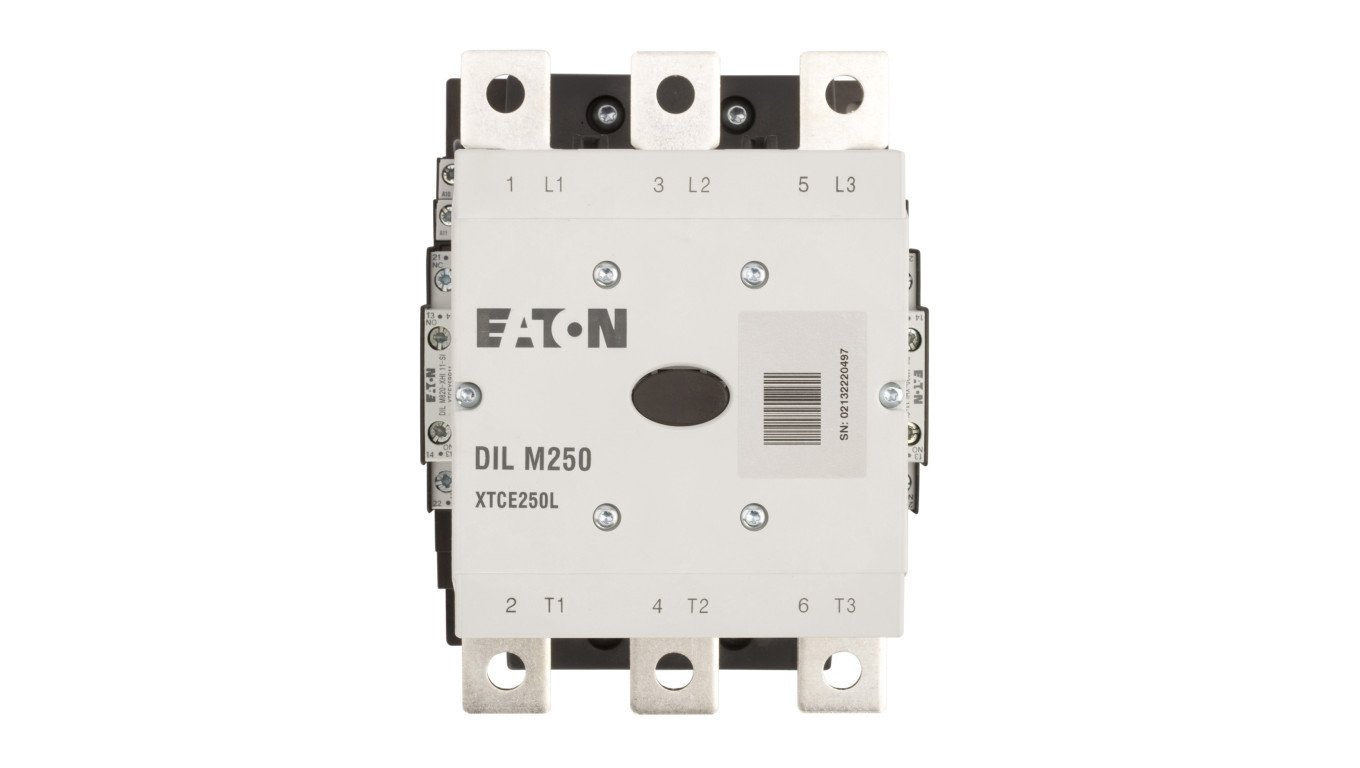 Stycznik mocy 250A 3P 110-250V 110-250V AC/DC 2Z 2R DILM250/22(RA250) 208201