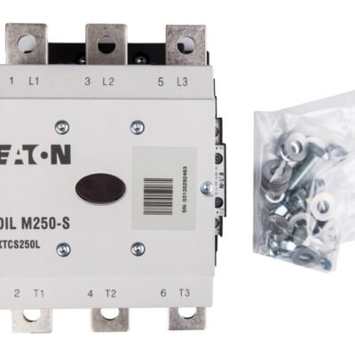 Stycznik mocy 250A 3P 220-240V AC 2Z 2R DILM250-S/22(220-240V50/60HZ) 274190