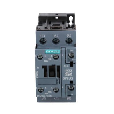 Stycznik mocy 25A 3P 24V DC 1Z 1R S0 3RT2026-1BB40