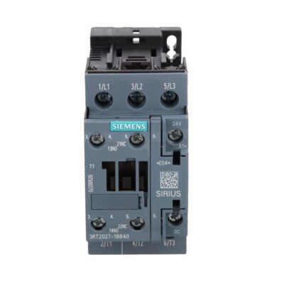 Stycznik mocy 32A 3P 24V DC 1Z 1R S0 3RT2027-1BB40
